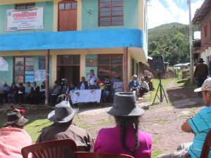 Ayacucho: Juramenta primer alcalde y regidores del nuevo Centro Poblado de Huaccaña