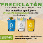 Minam alista Reciclatón por el Día Mundial del Ambiente