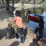 Voluntarios realizan jornada de limpieza en balneario de Huacachina