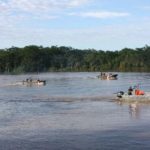 Sigue disminuyendo el nivel de agua del río Napo