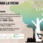 Develarán actividades con más gases de efecto invernadero en el Perú (2001 – 2016)