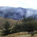 Huancavelica: Forman brigadas para controlar incendio forestal en Huaribamba