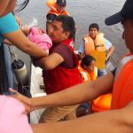 Evacuan a joven madre y bebe desde el BAP Yahuas al Hospital Regional de Loreto
