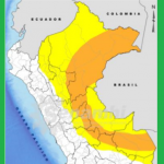 Desde hoy al 18 de abril se esperan lluvias de hasta fuerte intensidad en la selva