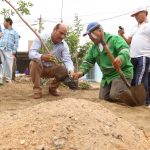 Siembran árboles por el Día Mundial de la Tierra”