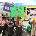 Vraem: Escolares de Llochegua exigen cuidar el medio ambiente