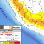 Descenso de temperatura nocturna en la sierra se presentará del 10 al 12 de julio