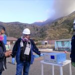 Monitorean calidad de aire en zona afectada por el volcán Ubinas