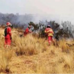Prosiguen lucha contra incendios forestales en el Cusco