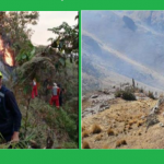San Martín: Extinguen incendio forestal en el distrito de Moyobamba