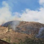 Realizan trabajos de extinción de incendios forestales en Áncash y La Libertad