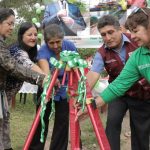 Colocan primera piedra para iniciar mantenimiento de vía comunal en San Martín