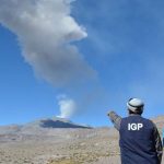 Arequipa: Registran nueva explosión del volcán Sabancaya