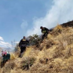 Cusco: Extinguen dos incendios forestales y cuatro continúan activos