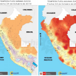 Temperatura más alta se reportó en Madre de Dios