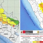 Alto riesgo de lluvias en 29 distritos de la selva