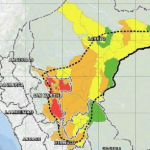 Riesgo alto y muy alto por lluvias en 76 distrito de la selva
