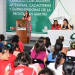 Ministerio de la Mujer dialogó con cacaoteras y artesanas de San Martín