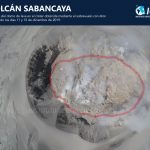 Arequipa: Sobrevuelan cráter del volcán Sabancaya y obtienen imágenes de lava