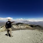 Toman imágenes térmicas del cráter del volcán Misti
