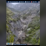 Alerta de lahar en el sur del Perú