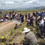 Comunidades de Espinar protestan contra la discriminación laboral de Antapaccay