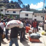 Distrito de Anta envía ayuda para huancavelicanos varados