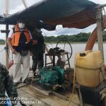 Madre de Dios: Destruyen draga usada para minería ilegal en Puerto Pardo