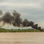 Intervienen equipos de minería ilegal en el río Madre de Dios